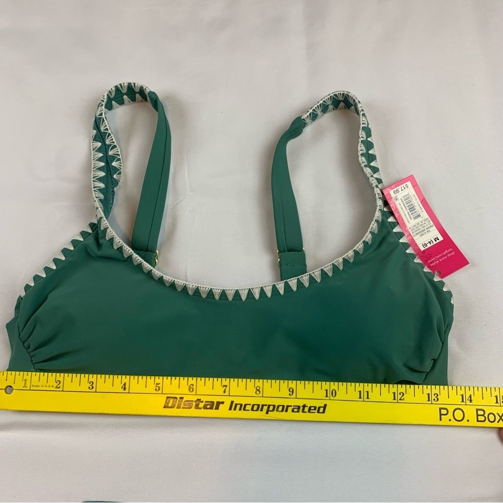 Xhilaration Green Bikini Set with White Trim Accents- S/M - Picture 12 of 12